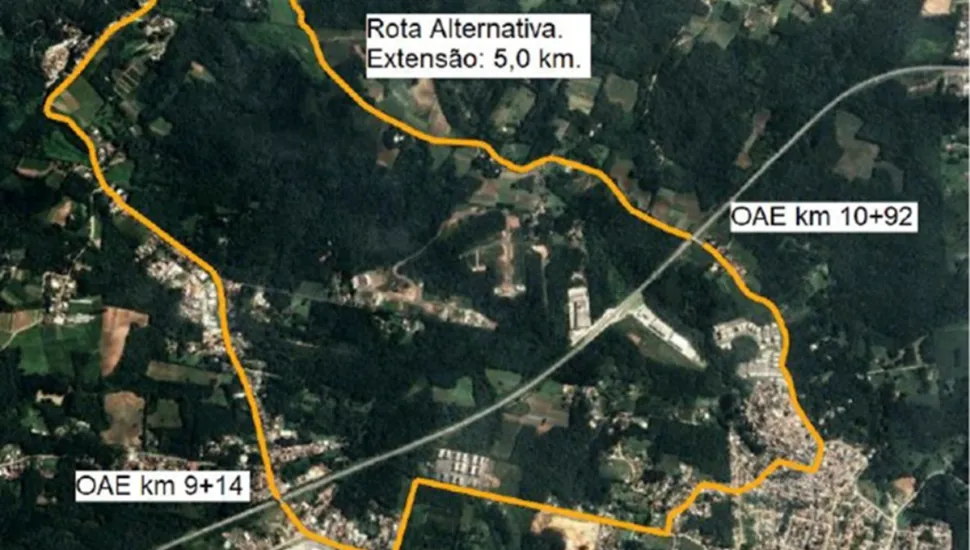 Obras no Contorno Norte