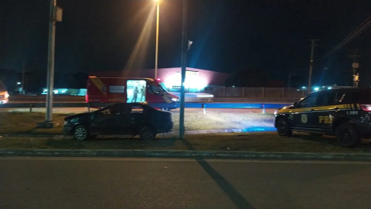 Acidente na BR-116 em Fazenda Rio Grande