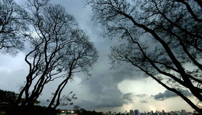 Alerta Laranja: Curitiba e parte do PR sob risco de temporais e ventos intensos