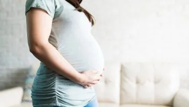 Imagem mostra mulher grávida