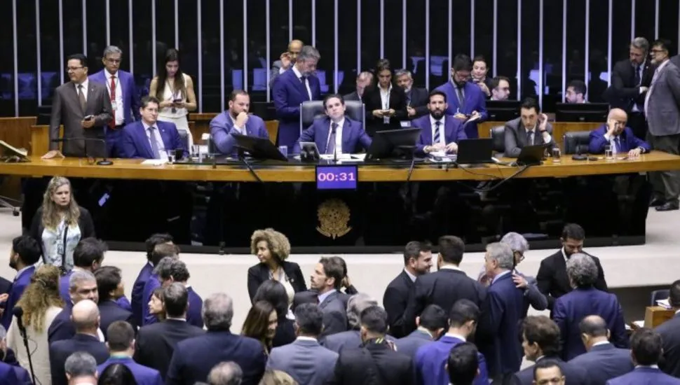 Deputados na Câmara