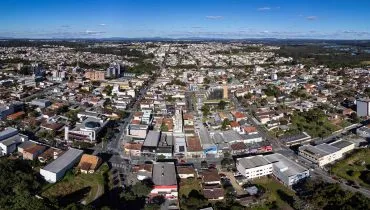 Imagem mostra município de Araucária, na Região Metropolitana de Curitiba