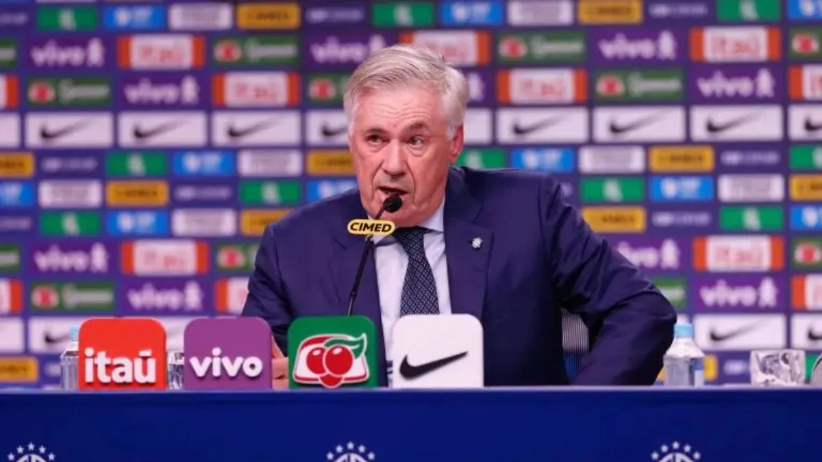Ancelotti em coletiva