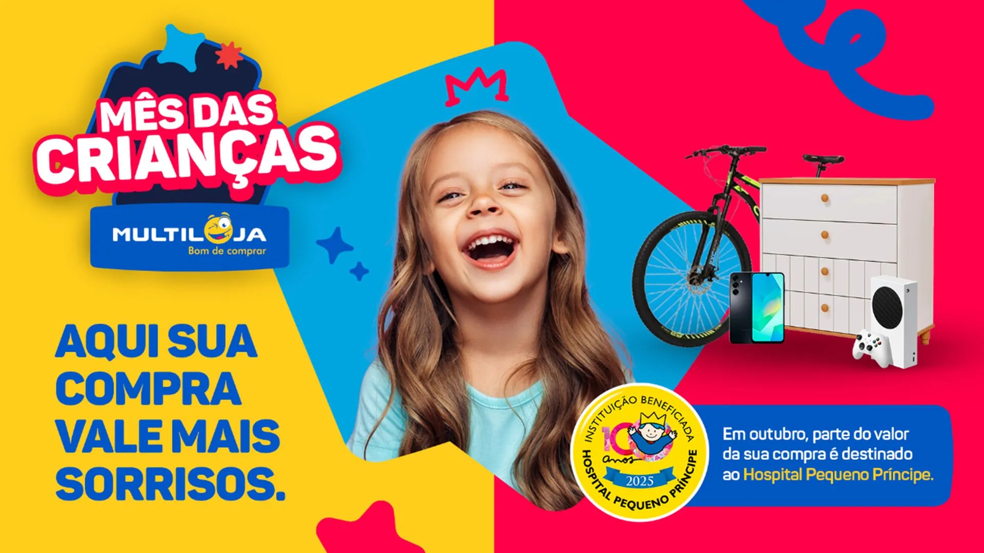 Ação solidária da Multiloja reforça o compromisso da marca com causas sociais no Paraná.