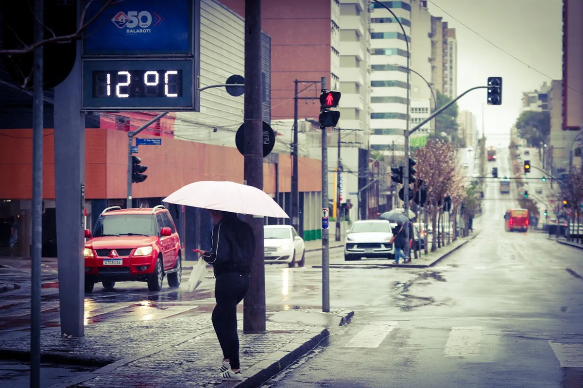 Chuva em Curitiba