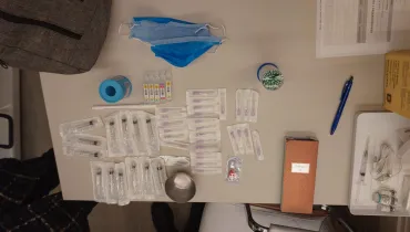 Equipamentos apreendidos com estudante de biomedicina