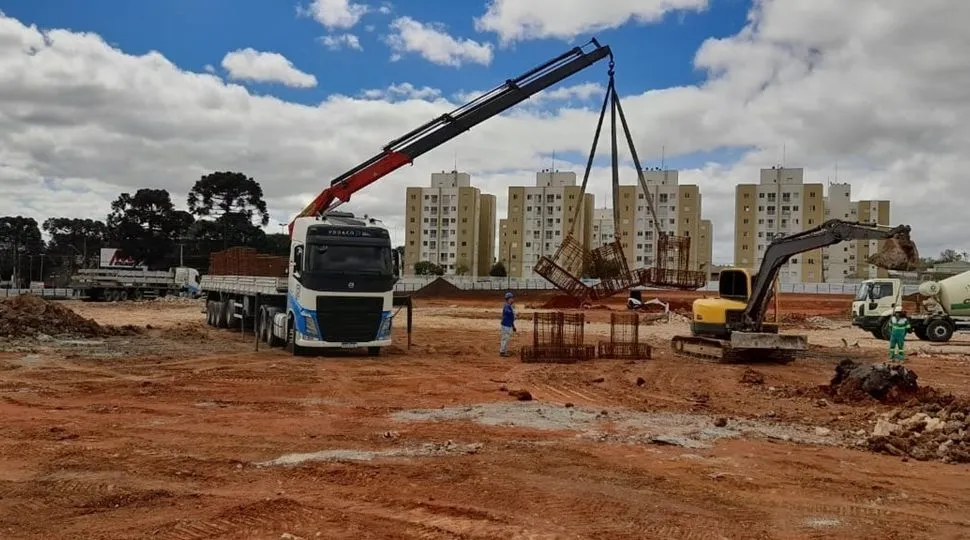 Megaloja da Havan em construção em Curitiba