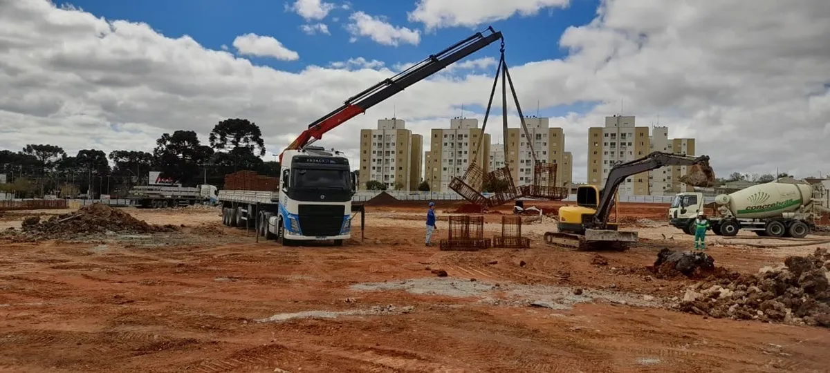 Megaloja da Havan em construção em Curitiba
