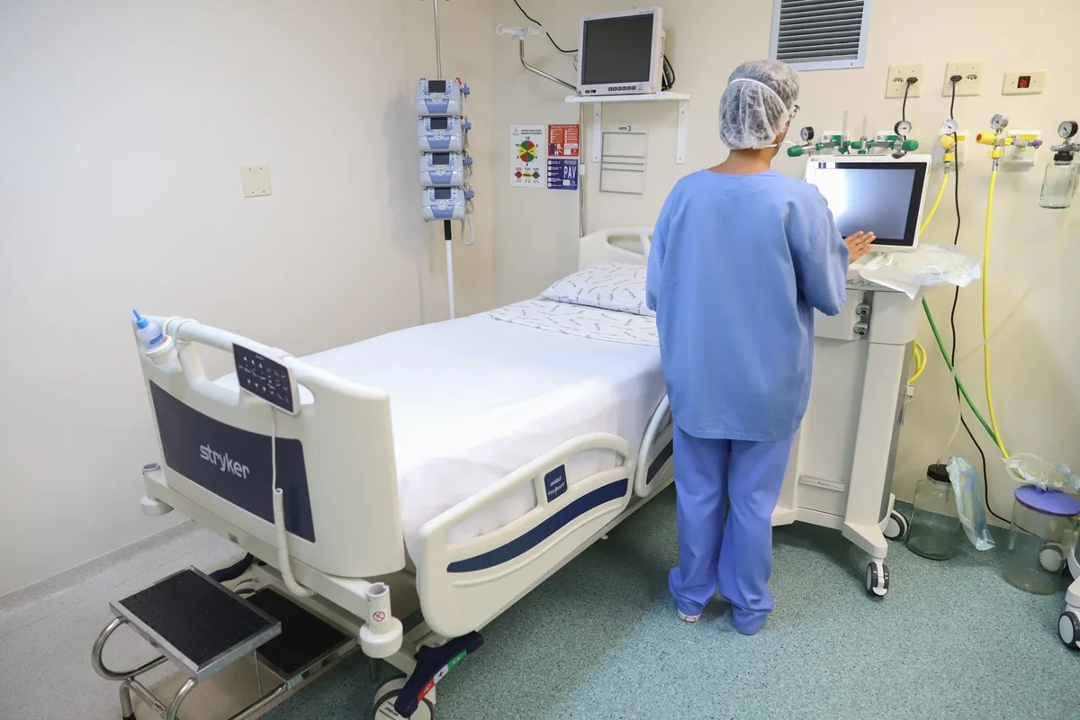 leito de hospital no paraná