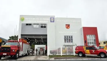 Prédio do Corpo de Bombeiros no Cajuru
