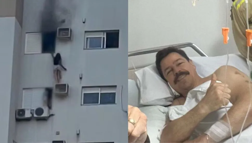 Incêndio em prédio em Cascavel