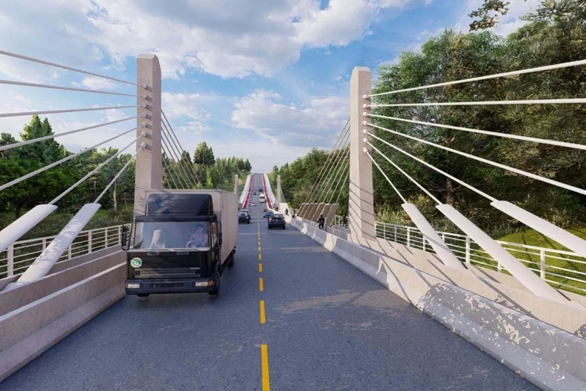 Projeto de nova ponte estaiada de Toledo