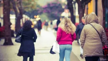 Imagem mostra detalhes do frio em Curitiba