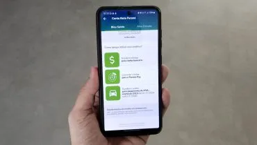 Aplicativo do Nota Paraná e opções de transferência dos créditos