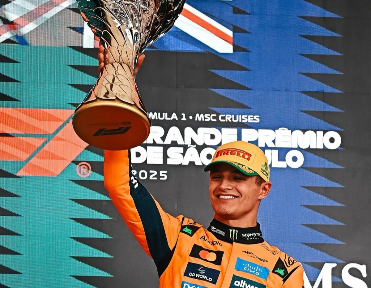 Lando Norris vence GP em Interlagos, em São Paulo