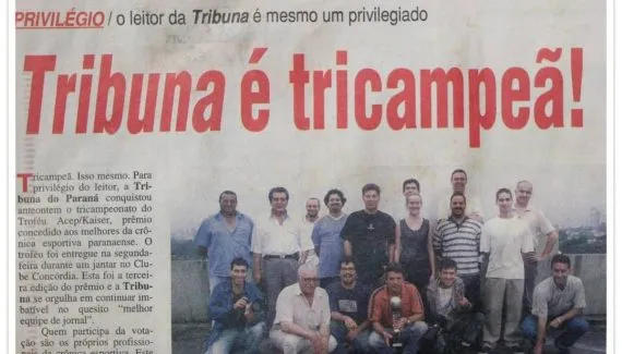 Trio de ferro na redação: o esporte na história da Tribuna