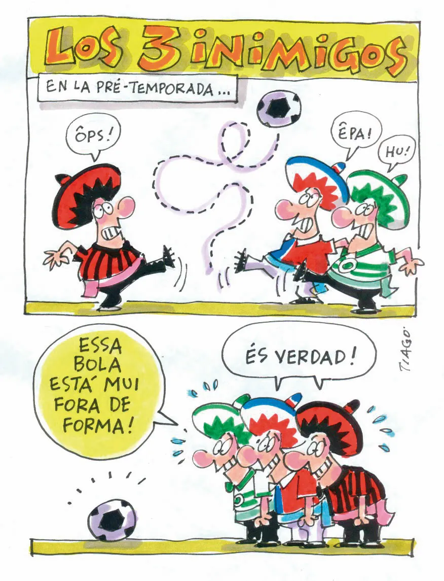 Los três inimigos - Foto: Tiago Recchia