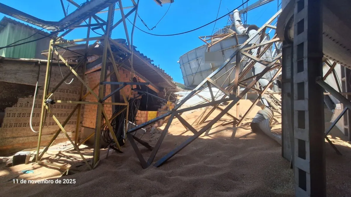 Acidente com silo na Grande Curitiba