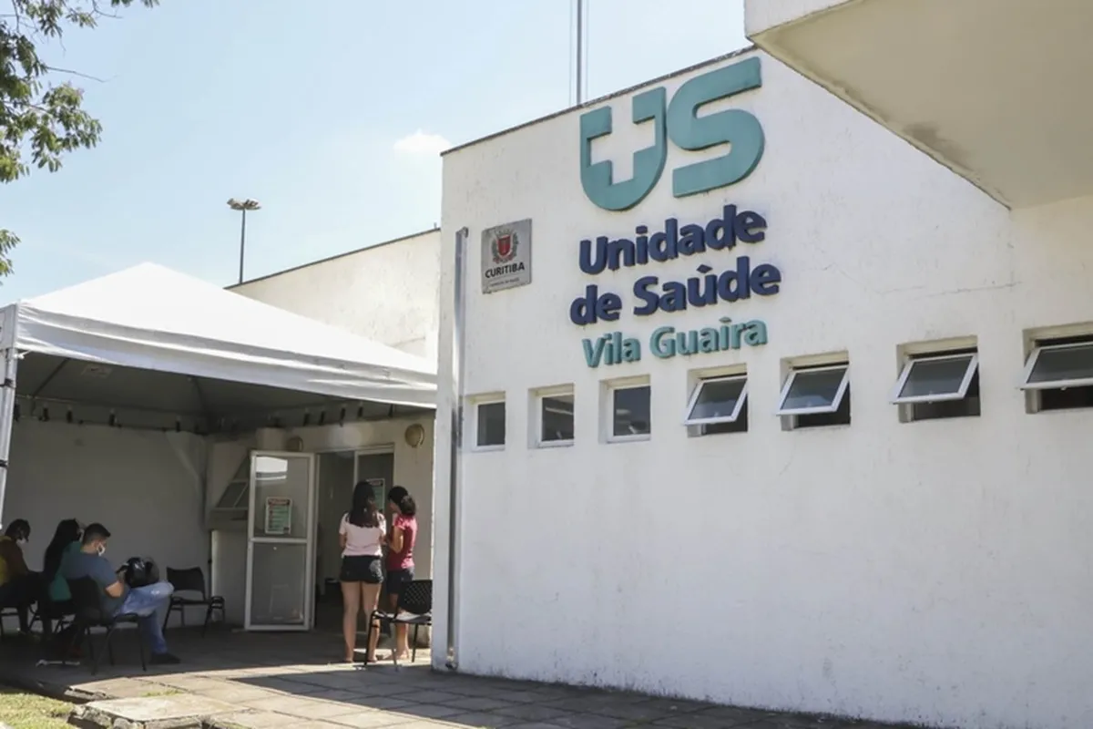 Imagem mostra unidade de saúde de Curitiba