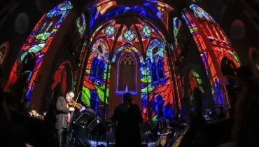 Espetáculo de Natal na Catedral de Curitiba