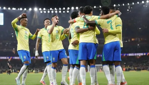 Wesley assume lateral-direita da seleção brasileira em amistoso contra Tunísia