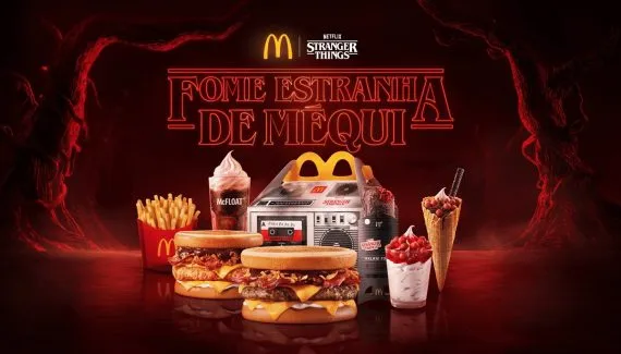 Inspirado em Stranger Things, McDonald's lança cardápio com sanduíche invertido