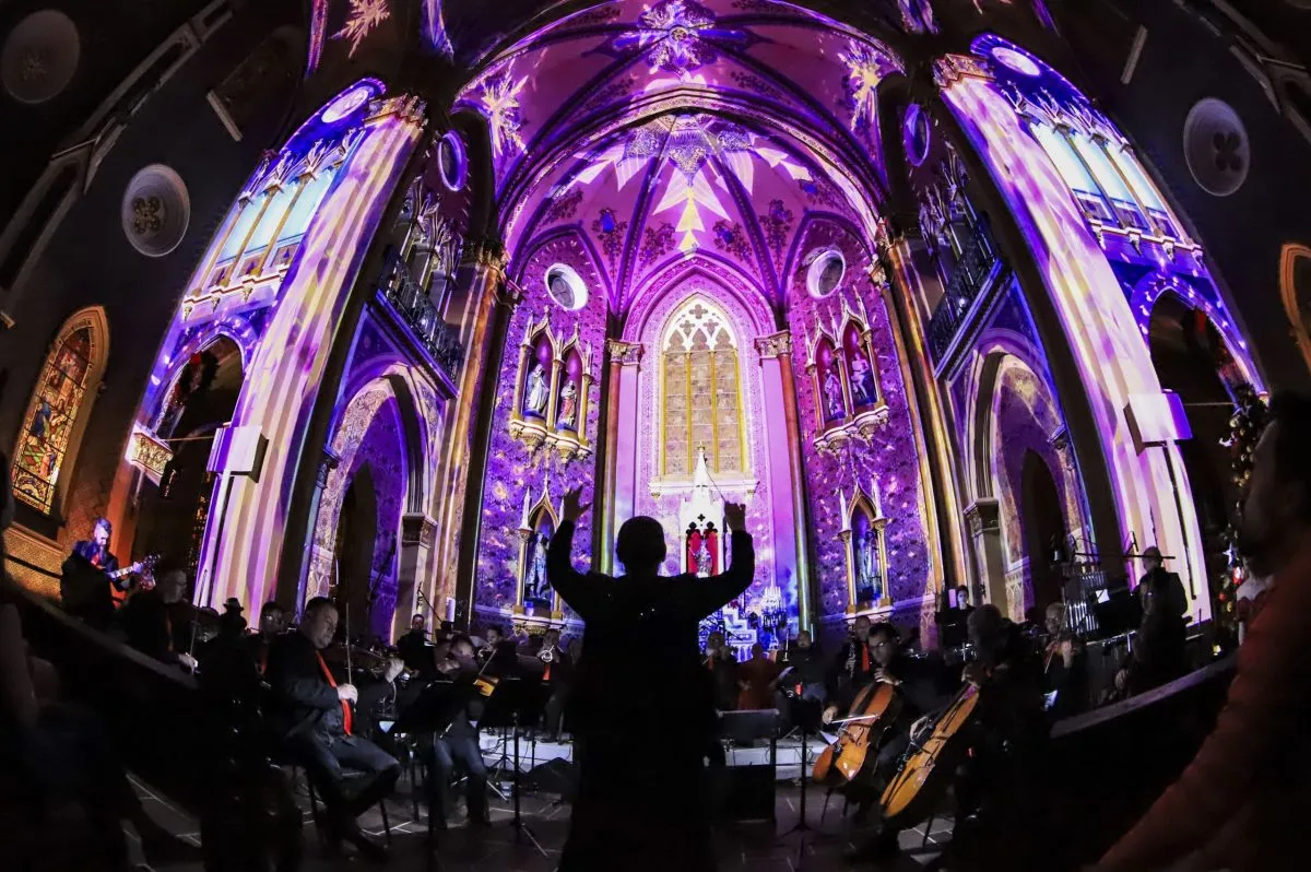 Agendamento gratuito para o espetáculo Catedral de Luz
