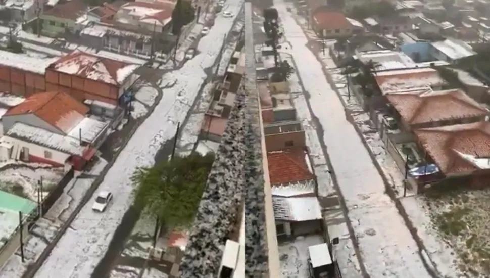 tempestade granizo atinge ponta grossa