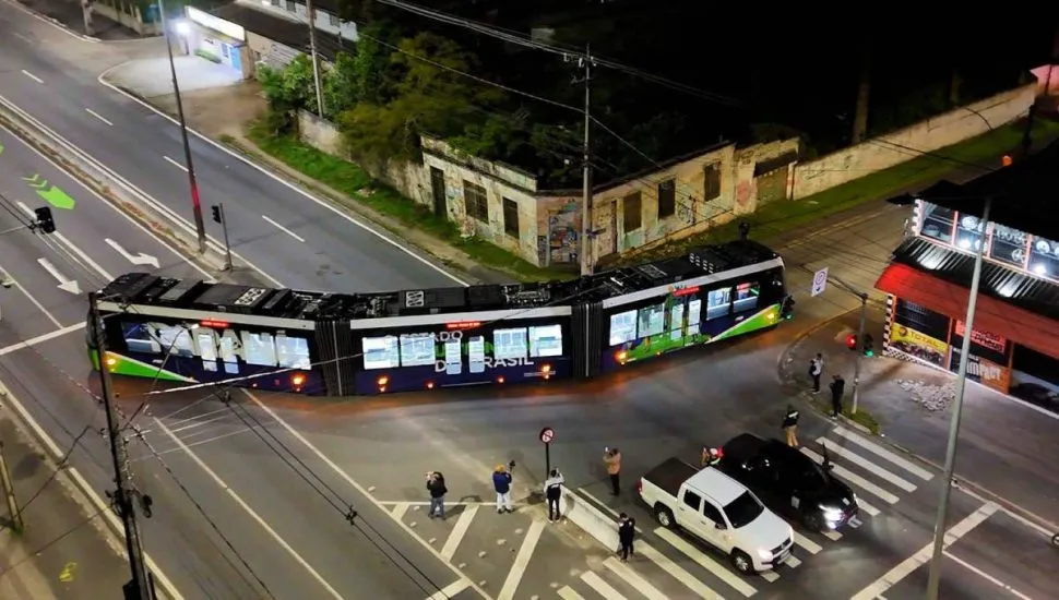 Imagem mostra o bonde da madrugada em testes