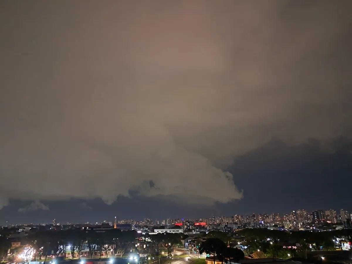 chuva em curitiba