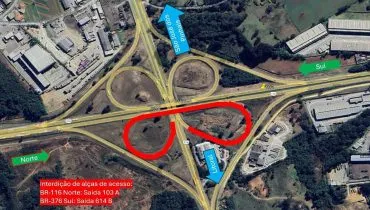 acessos no contorno leste terão bloqueios para obras