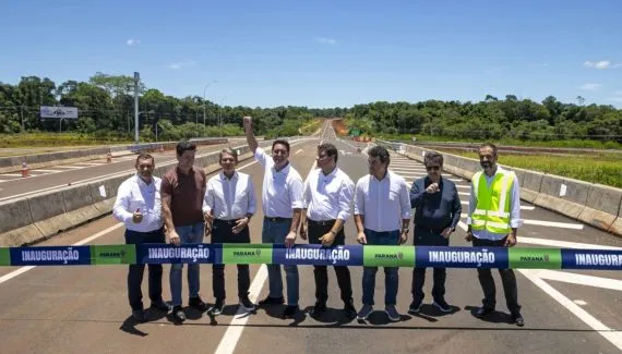 Perimetral Leste de Foz do Iguaçu é inaugurada em meio a impasse