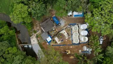 Sanepar finaliza obra para melhorar tratamento de água em Matinhos