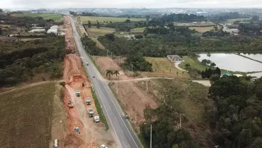 BR-277 começa a ser duplicada em Palmeira e Irati