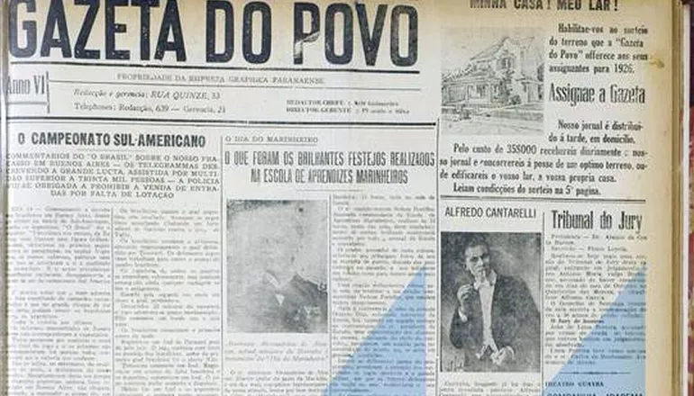 Viagem no tempo: quase 100 anos de notícias do Paraná agora de graça na internet