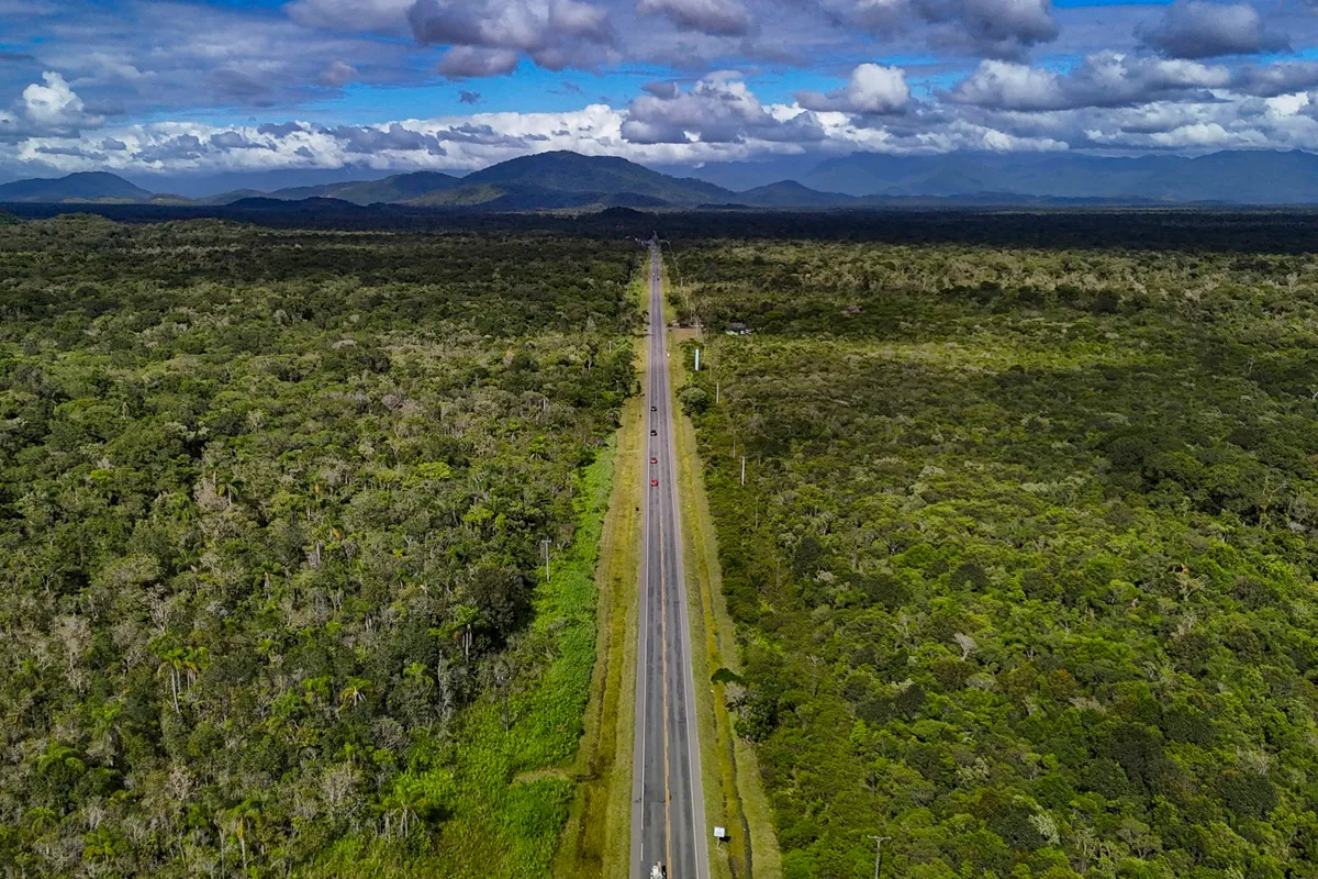 duplicação entre guaratuba e garuva avança