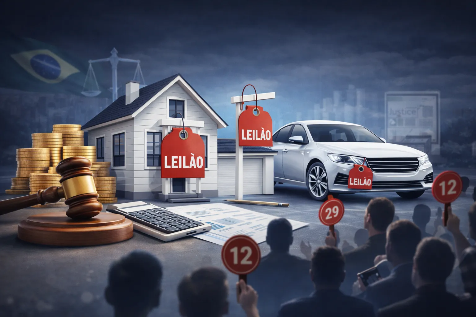 Leilões judiciais e extrajudiciais recolocam imóveis e veículos em circulação, ajudando a resolver dívidas e a devolver liquidez à economia.