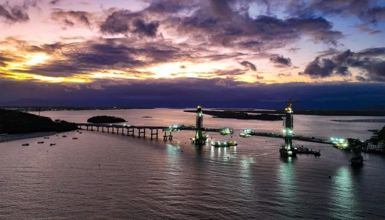 Estado prepara maior a queima de fogos da história do Litoral na Ponte de Guaratuba