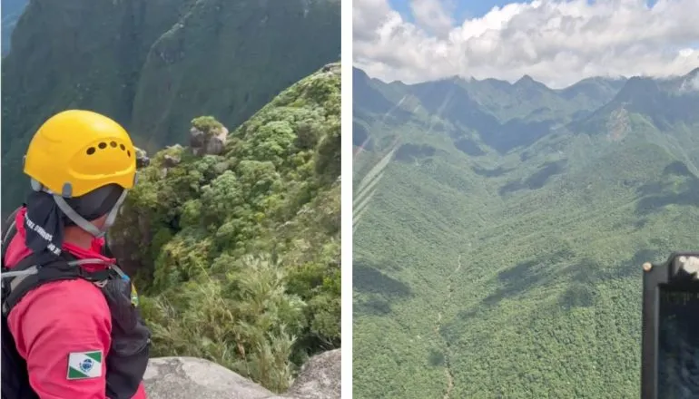 Rapaz passa mal no Pico Paraná e desaparece; buscas entram no 2º dia com reforço aéreo
