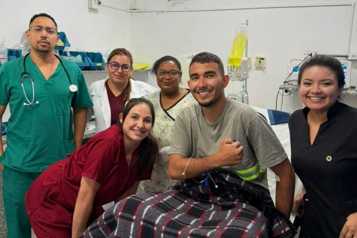 Roberto foi resgatado no Pico Paraná após cinco dias