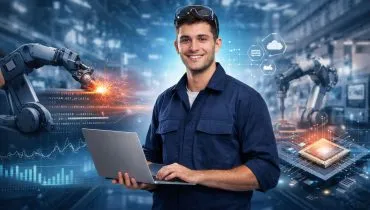 Tecnologia aplicada à indústria: profissionais de Desenvolvimento de Sistemas atuam na integração entre programação, automação e processos industriais, uma das áreas com maior demanda no Paraná.