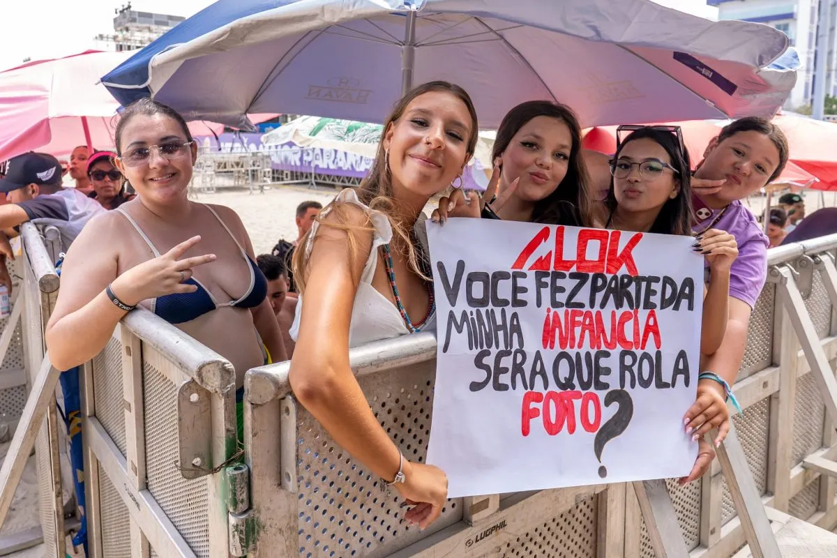 Fãs fazem fila para show de Alok em Matinhos nesta sexta