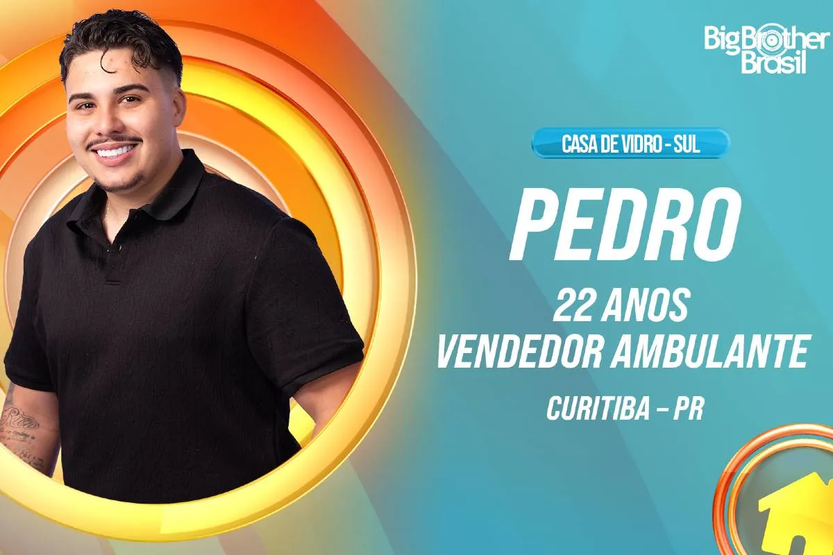 Imagem mostra Pedro Henrique, do BBB 26