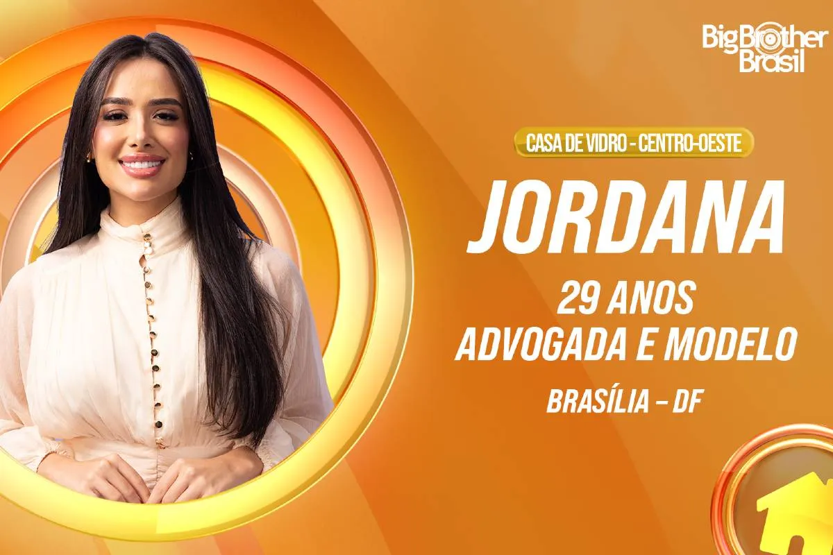 Imagem mostra Jordana, do BBB 26