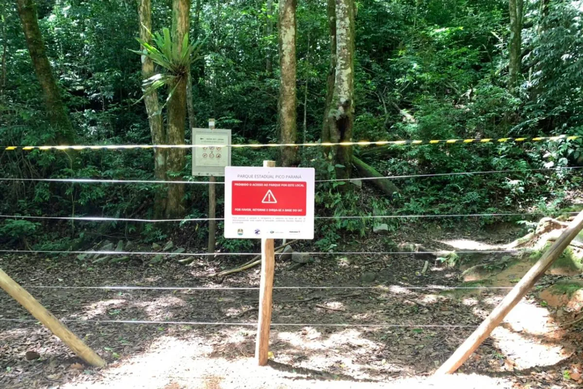 pico paraná tem bloqueios em pontos irregulares