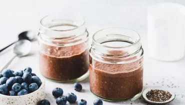 Pudim de chia e cacau (Imagem: Vladislav Noseek | Shutterstock)