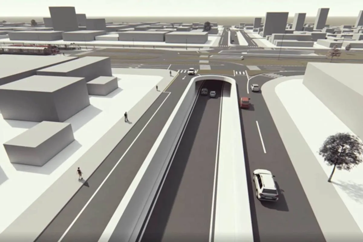 Construção de trincheiras e requalificação viária na região do Xaxim.