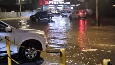 Estações meteorológicas registram mais de 40 mm na cidade