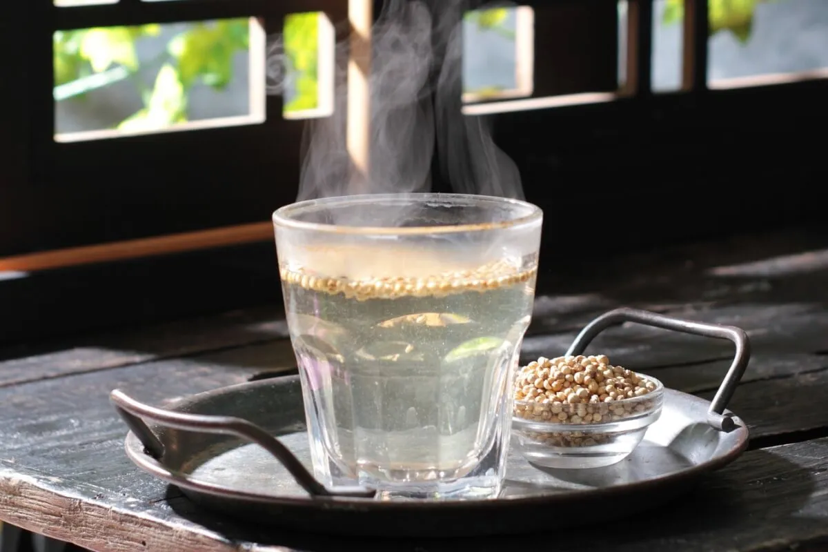 O chá de coentro é conhecido por equilibrar os três doshas: Vata, Pitta e Kapha (Imagem: Ricky_herawan | Shutterstock)