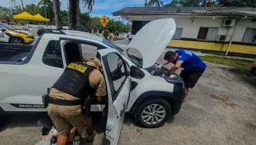 carro furtado em são paulo é identificado no litoral do paraná